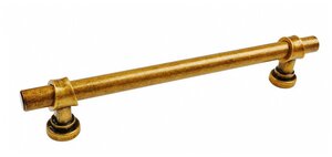 Ручка-рейлинг Turino JET 108, м. ц. 224 мм, сталь/замак, цвет античная бронза Валенсия - 1 шт.