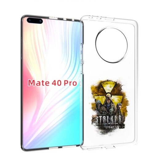 Чехол MyPads Сталкер мужской для Huawei Mate 40 Pro (NOH-NX9) задняя-панель-накладка-бампер чехол mypads hyundai 4 мужской для huawei mate 40 pro noh nx9 задняя панель накладка бампер