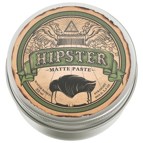 Паста для волос Hipster Matte Paste 33 мл помада для укладки волос сильной фиксации styling pomade high shine firm hold помада 100г