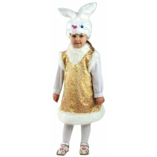 боди лапушка размер 18 белый Карнавальные костюмы для детей Заинька Лапушка, размер 26-28
