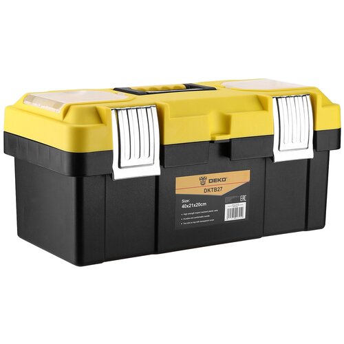Ящик для инструментов DEKO DKTB27 ящик с органайзером deko dktb27 40x21x20 см черный желтый