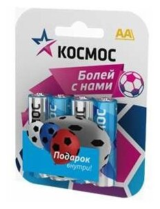 Элемент питания алкалиновый AA/LR6 BP-4 (блист.4шт) космос KOCLR64BL_classic