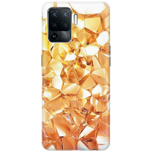 фото Re:pa накладка transparent для oppo reno5 lite с принтом "янтарные камни"