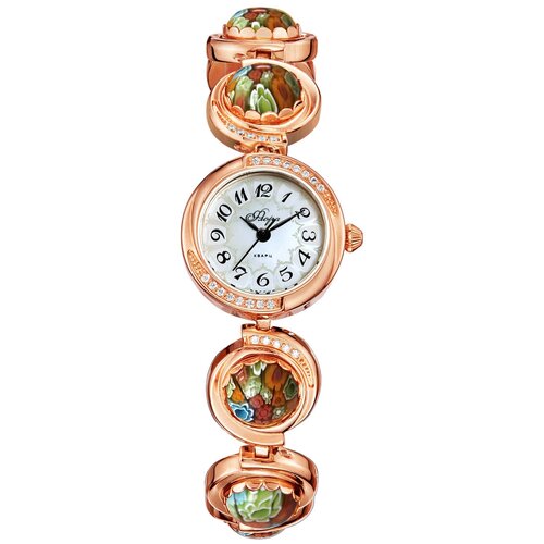 Наручные часы Flora, золотой наручные часы flora часы наручные flora 1704b2b4 18 женские кварцевые золотой