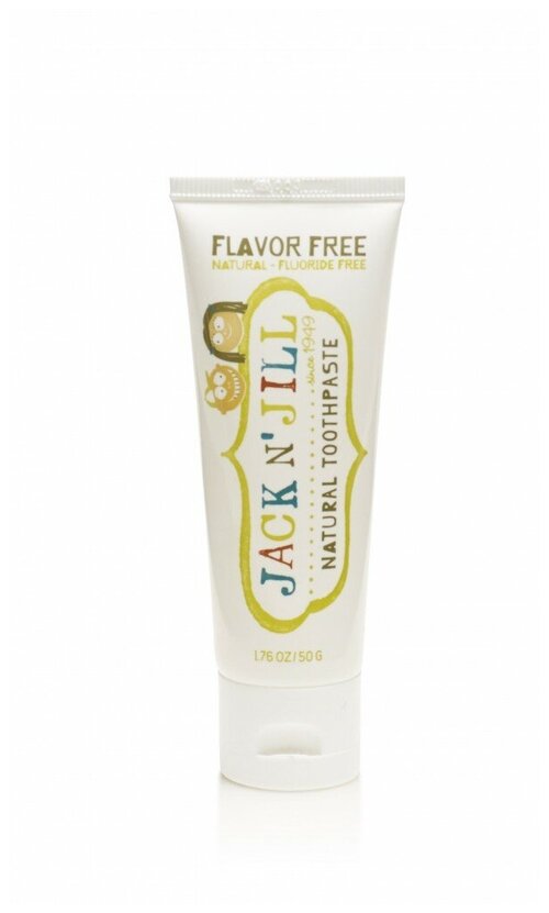 Зубная паста JACK`N`JILL Flavor Free 6 м+, 50 мл, 50 г