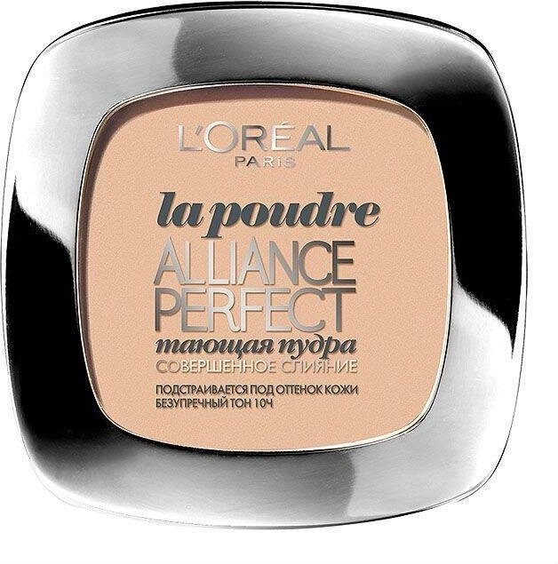 Пудра компактная L'Oreal Paris Alliance Perfect Совершенное слияние, оттенок N4, Бежевый . - фотография № 10