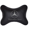 Vital Technologies Подушка на подголовник с логотипом автомобиля MERCEDES-BENZ Экокожа / Черный - изображение