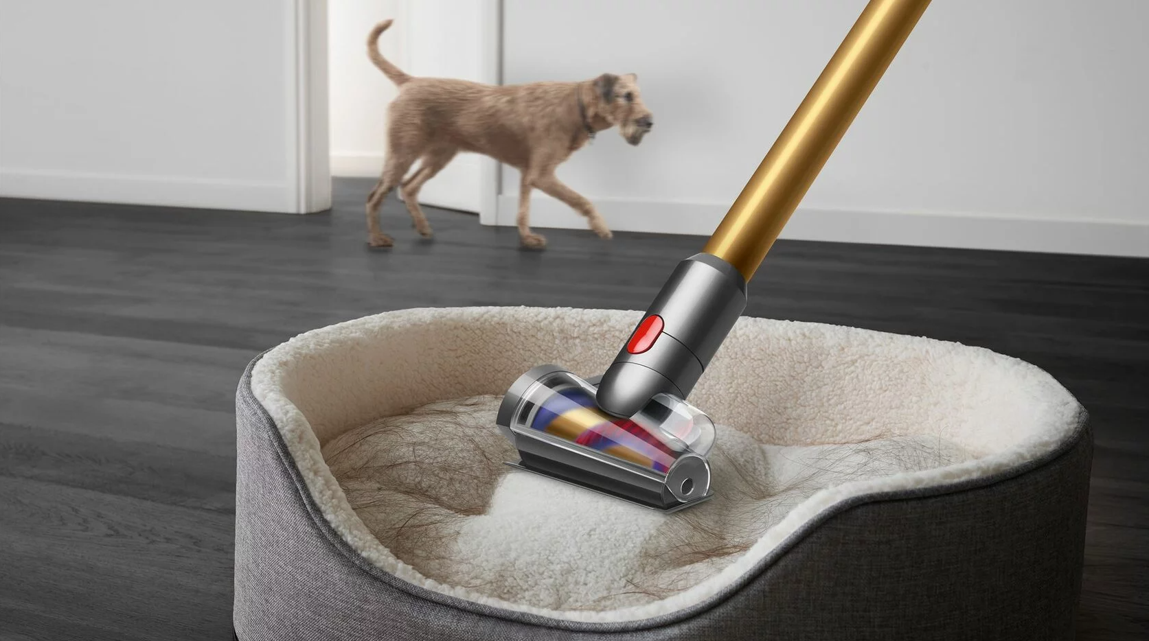 Пылесос Dyson V15 Detect Extra , Золотой. (6 насадок) PN. 420342-43-02 - фотография № 7