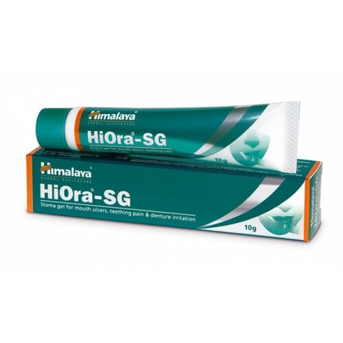 HIORA-SG Stoma Gel, Himalaya (хиора-сг Стоматологический фитогель, Хималая), 10 г.