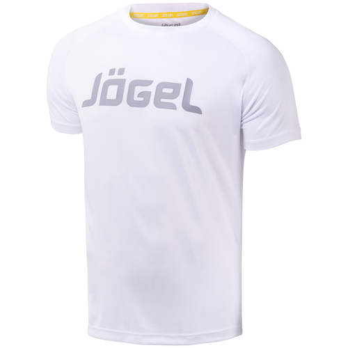 Купить Футболка Jogel JTT-1041 размер YM, белый/серый, Футболки и топы