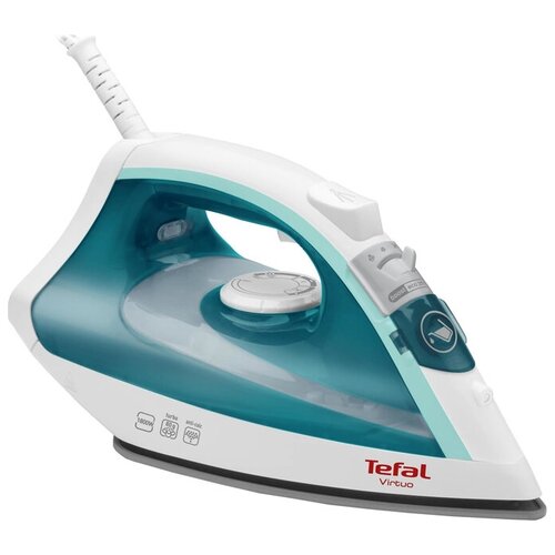 Утюг Tefal FV1710 VIRTUO, бирюзовый/белый утюг tefal fv1710 virtuo голубой