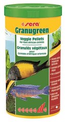 Sera корм для цихлид растительноядных GRANUGREEN, пакетик, 20 г