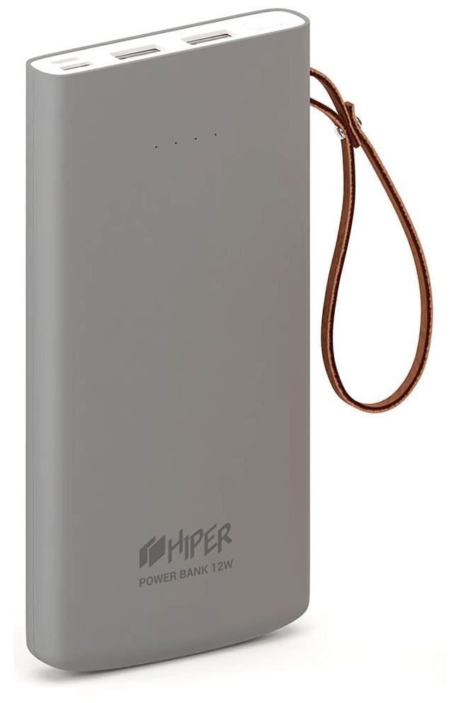 Внешний аккумулятор (Power Bank) HIPER Travel10K, серый