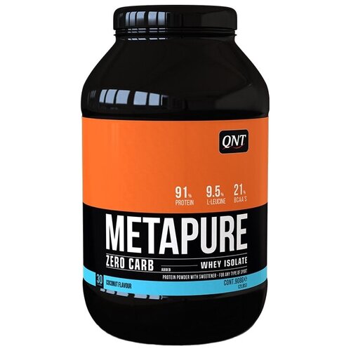 фото Протеин qnt metapure zero carb, 908 гр., кокос