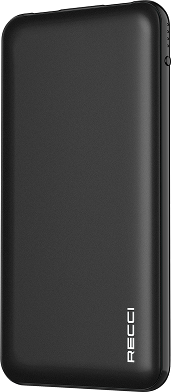 Внешний аккумулятор (powerbank) Recci RPB-P05 10000мАч, Type-C + 2x USB, черный