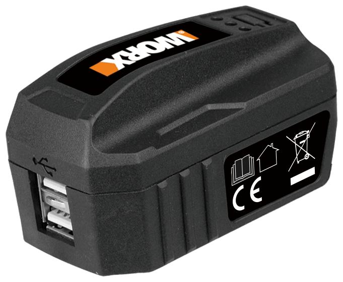 USB адаптер для аккумуляторов WORX POWERSHARE WA4009 20В