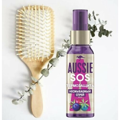 aussie sos несмываемый спрей термозащита 100 мл Aussie. Спрей-термозащита для волос Hair SOS