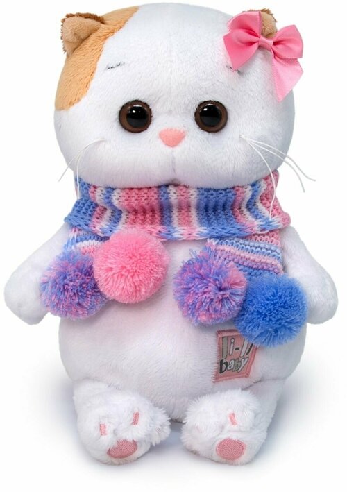 Мягкая игрушка Budi Basa Кошечка Ли-Ли Baby в полосатом шарфике 20 см