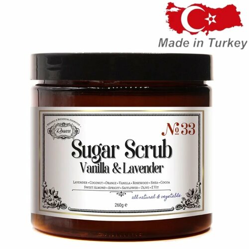 Rosece Cкраб для тела Сахарный Sugar Scrub Vanilla and Lavender 325г