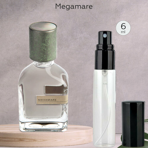Gratus Parfum Megamare духи унисекс масляные 6 мл (спрей) + подарок