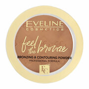 Бронзер для лица EVELINE FEEL THE BRONZE тон 02 chocolate cake