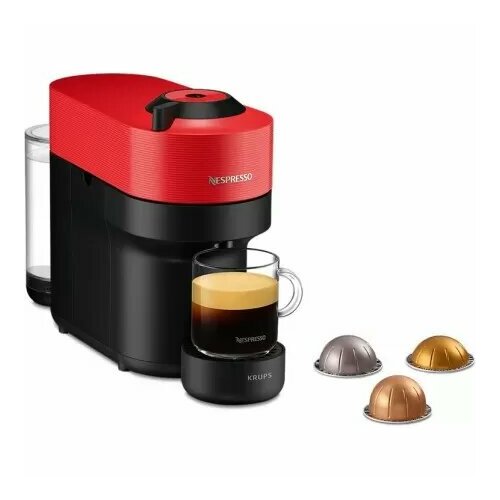 Кофемашина капсульного типа Nespresso VERTUO POP (Spicy Red)