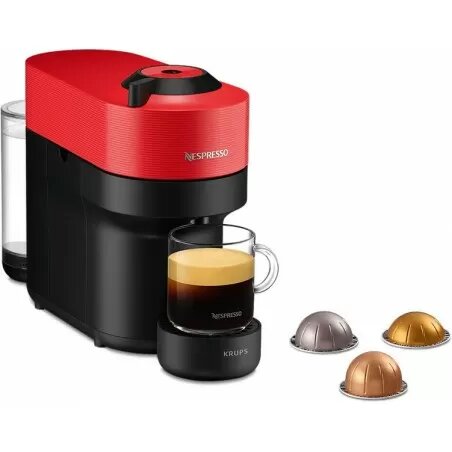 Кофемашина капсульного типа Nespresso VERTUO POP пряный красный