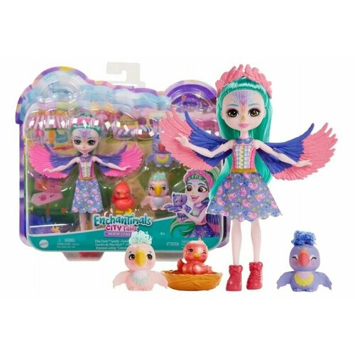 Игровой набор с куклой Enchantimals Набор попугаев HKN15