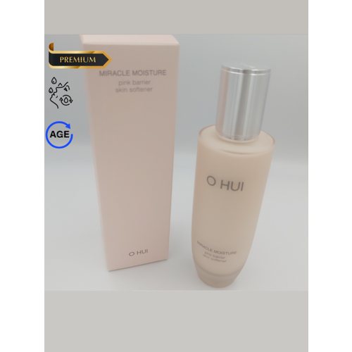 OHUI Miracle Moisture Pink Barrier Skin Softener интенсивно увлажняющий и смягчающий тонер