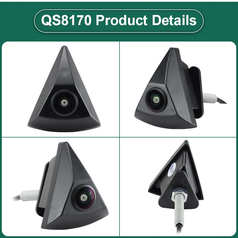 GreenYi 1080P камера переднего вида для Volkswagen VW Golf 4 5 6 7 MK4 MK5 MK6 MK7 Passat B6 B8 CC Polo 6R T4 T5 Tiguan Caddy Touran, CVBS480P-125deg — фото 1