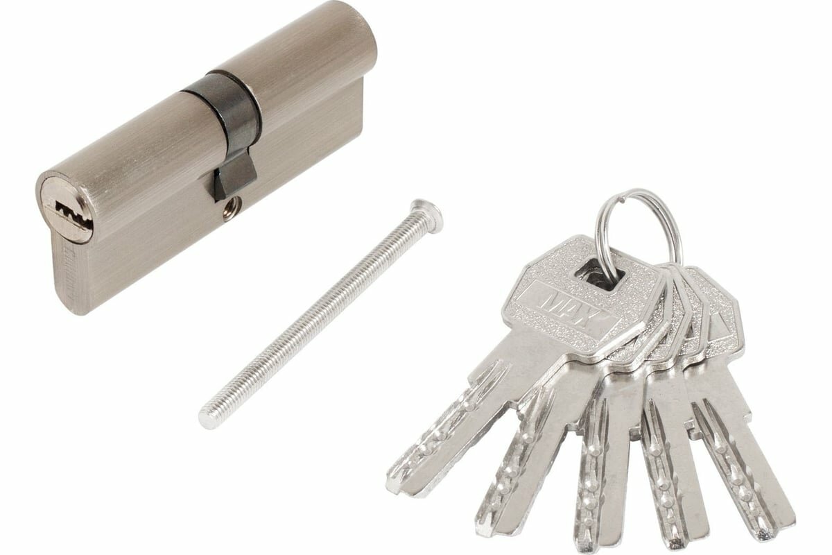 Стандарт Цилиндровый механизм MAX 80 (40x40) SN 5кл перф. ключ/ключ 14790