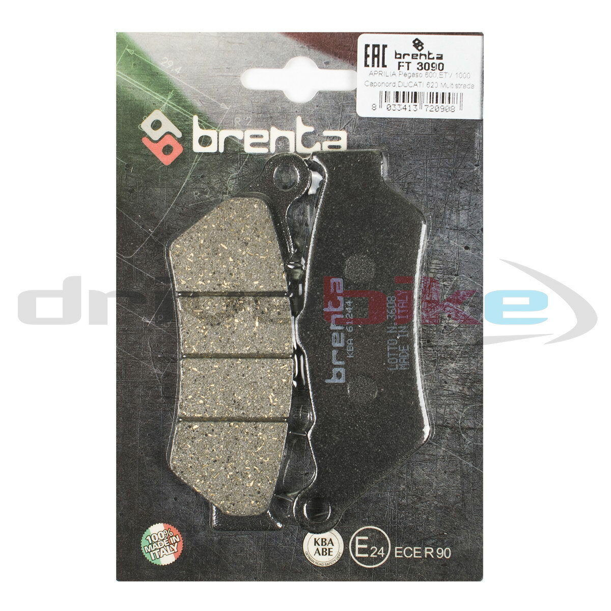 BRENTA Тормозные колодки FT 3090 Organic