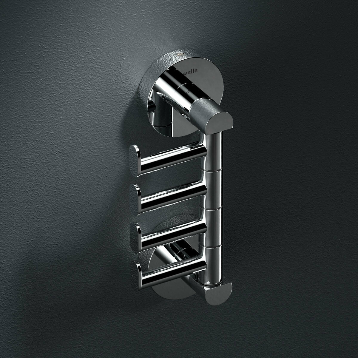 Крючок поворотный четверной  хром   ARTWELLE  HAR 011