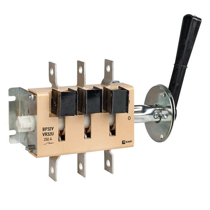 Выключатель-разъединитель EKF номинальный ток 250А, 1 направление, с дугогасительными камерами