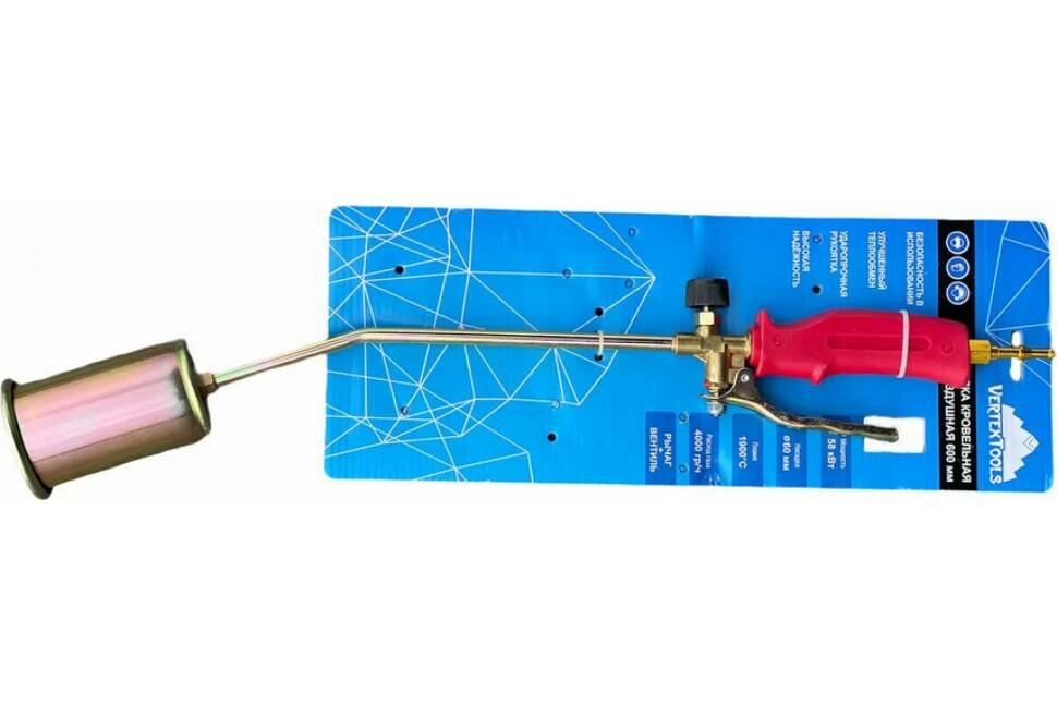 Кровельная горелка с 1 соплом vertextools 600 мм 0843-600