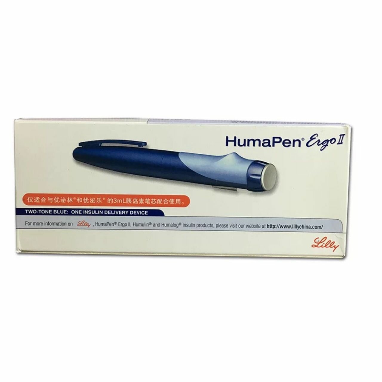 Изображение Ручка для инъекций /HumaPen Eli Lilly Euro II/Подходит для картриджей Ринсулин R/Ручка для инъекций