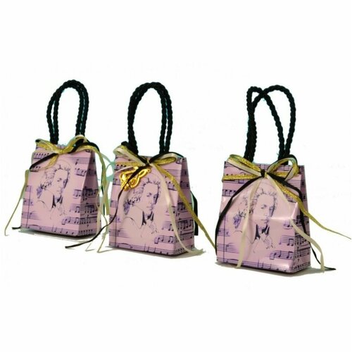 Музыкальная сумочка Musicbox с портретом Моцарта. Играет мелодию A little night music