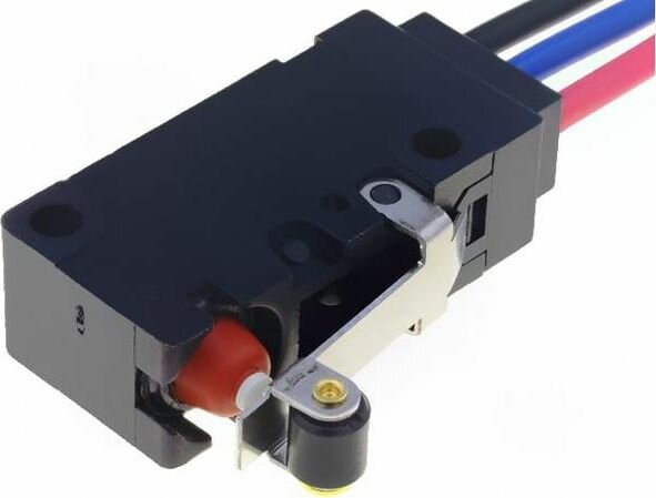Микропереключатель OMRON D2VW-01L2A-1M SNAP ACTION, с рычагом (с роликом), SPDT, 1 шт