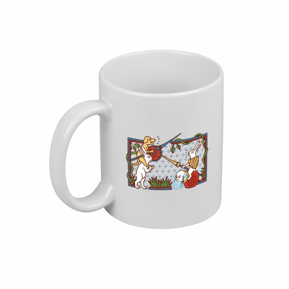 Кружка Страдающее средневековье. Упоротая гравюра.