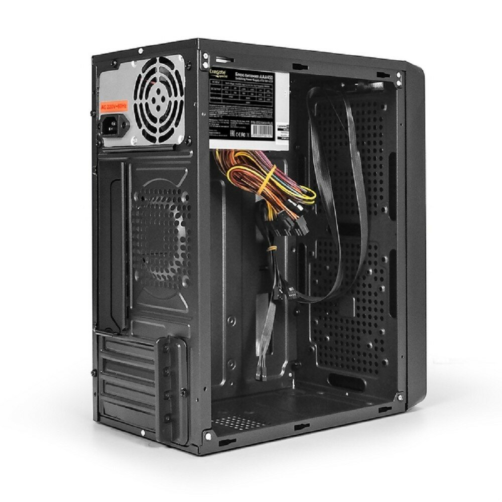Корпус mATX Exegate EX283129RUS БП AAA450 с вент. 8см, 1*USB+1*USB3.0, аудио, черный - фото №18