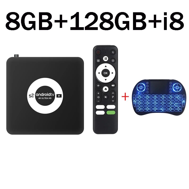 Q96 Android TV Box 8ГБ 128ГБ, q96ohp4k8g128gi8eu, Европейская
