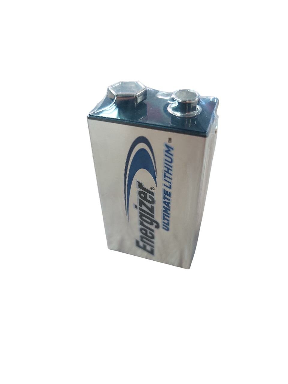 Батарейка крона Energizer 6FR61 Ultimate Lithium 9v SR1 , 1шт.