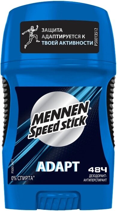 Mennen Speed Stick/ Дезодорант карандаш для тела Mennen Speed Stick Adapt мужской 50 г (2 шт) — фото 1
