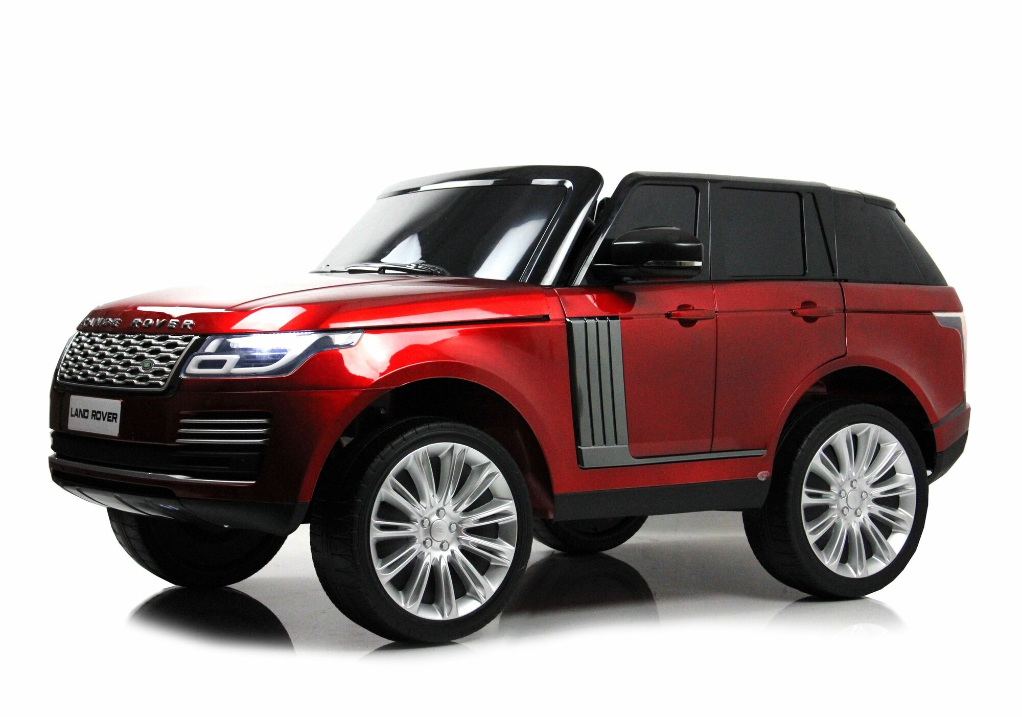 Детский электромобиль Rivertoys Range Rover HSE 4WD Y222YY с дистанционным управлением, двухместный красный глянец