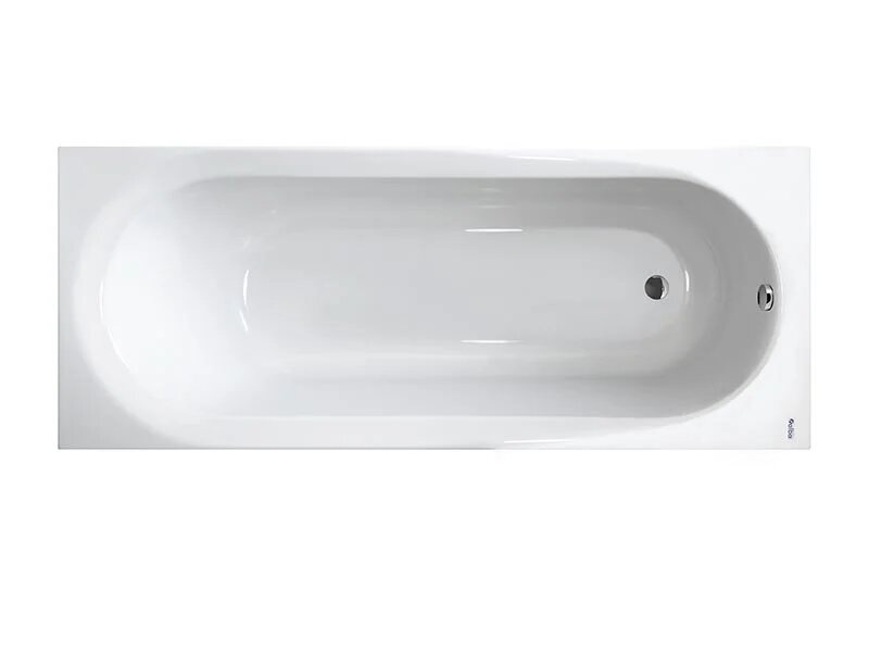 Акриловая ванна Alba Spa Baline 160х70 см, белая глянцевая - фото №1