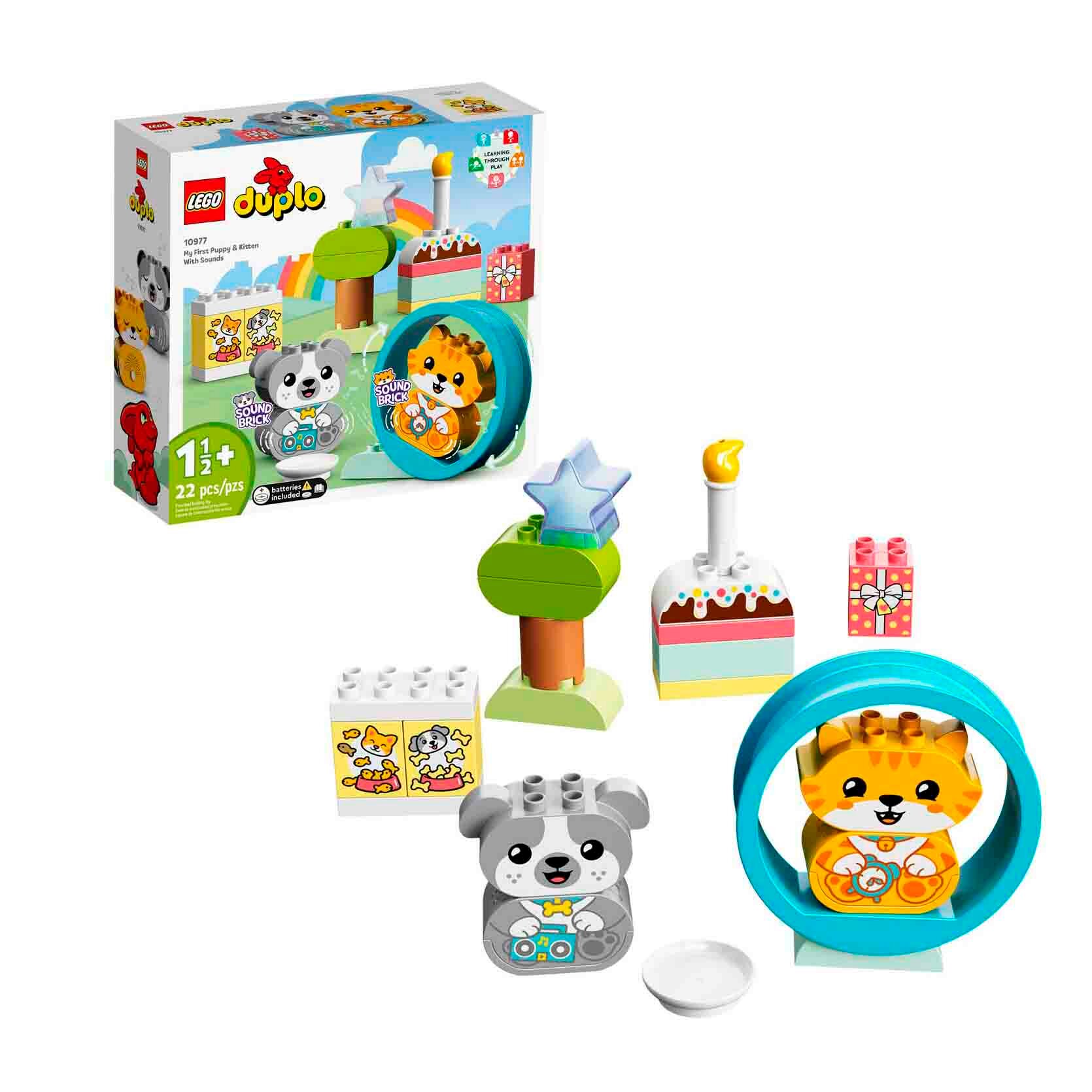Конструктор Lego Duplo Мой первый щенок и котёнок и их звуки Lego 10977