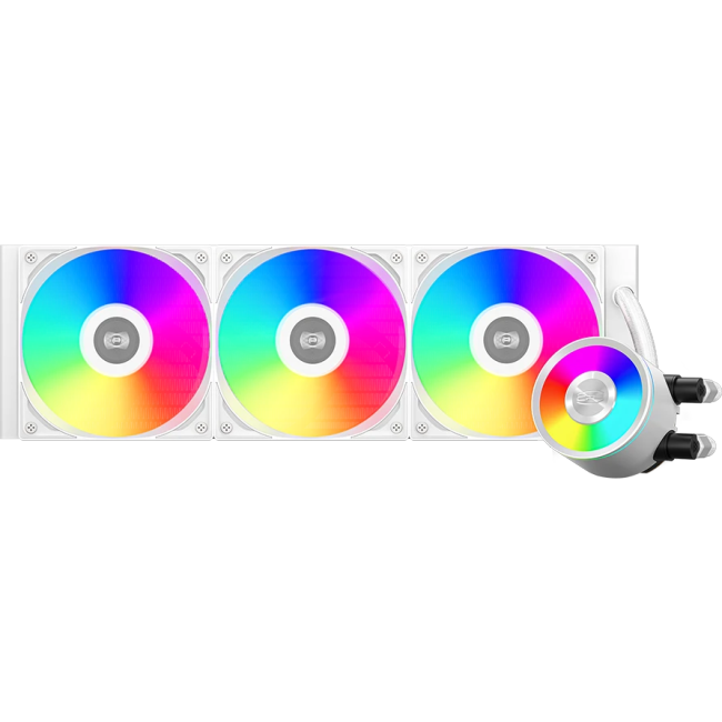 DA360 Pro ARGB WH PcCooler Система охлаждения/ Water Cooling System PCCooler (300W, 360mm, White, ARGB/ Fans: 3x120mm