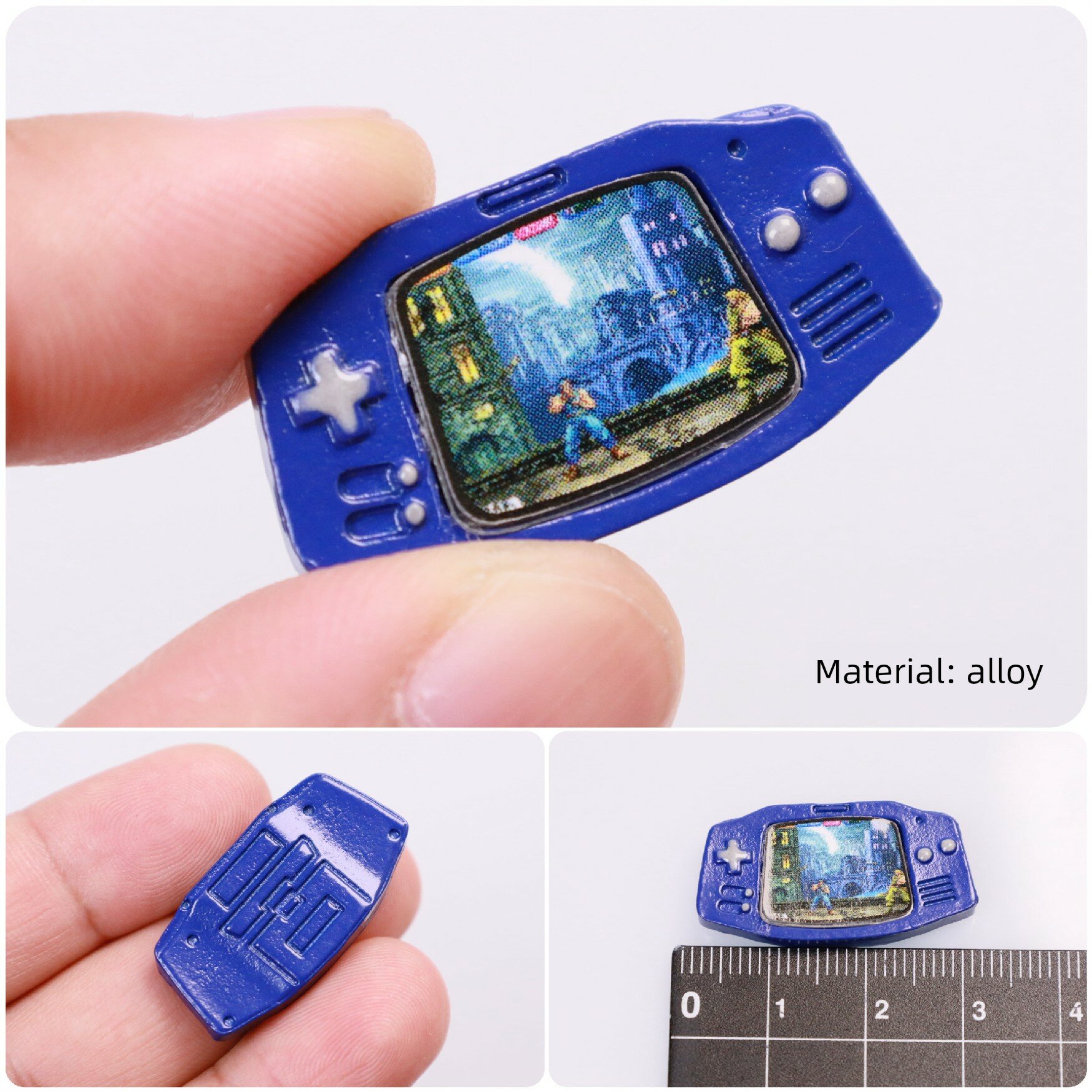 Мини-консоль Game Boy Advance в тематике Синяя Душа, без номера модели