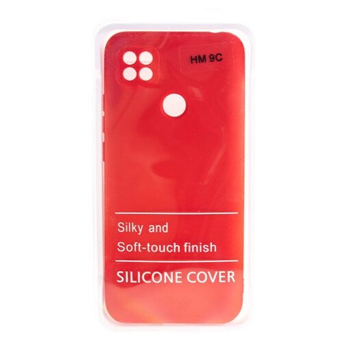 Накладка Silicone Case для Xiaomi Redmi 9C красный 3 in 1 glass armor silicone case redmi k30 pro global hard case pocofon f2 pro full cover k 30 xiaomi k30pro back bumper case