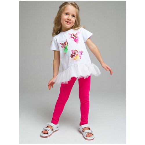 Комплект одежды playToday, размер 116, розовый